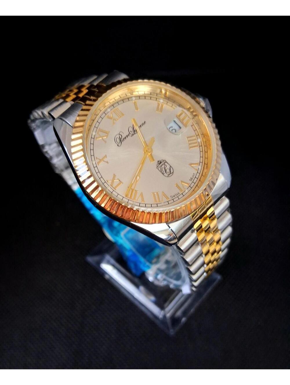 NEW Pierre‎ Lucerne Jubilee President Date Just Men's Watch